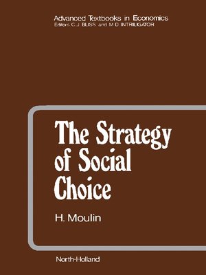 cover image of The Strategy of Social Choice